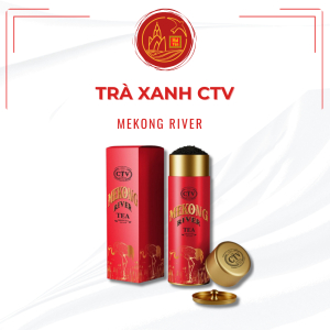 Trà Xanh CTV Mekong River Hộp Thiếc 90g